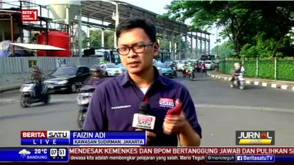 Belum Nampak Poster Sosialisasi Ganjil Genap di Kawasan Sudirman