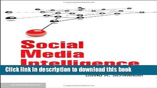 Read Social Media Intelligence  Ebook Free