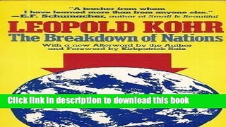 Read Breakdown of Nations  Ebook Free