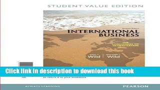Download International Business: The Challenges of Globalization, Student Value Edition (7th