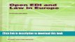 Download Open Edi and Law in EUrope A Regulatory Framework (Studies in Social Policy)  PDF Free