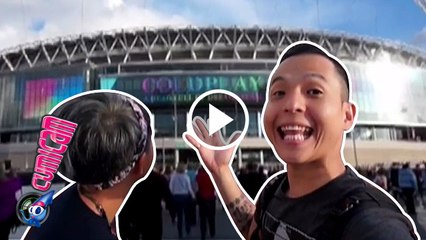 Liburan di London, Ernest dan Istri Nonton Konser Coldplay - Cumicam 19 Juli 2016