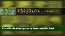 Read Theories of Psychotherapy   Counseling: Concepts and Cases, 5th Edition  Ebook Free