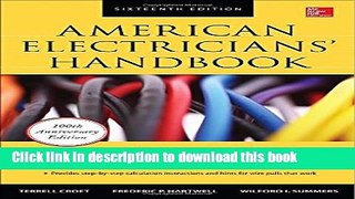 Read American Electricians  Handbook, Sixteenth Edition  Ebook Free