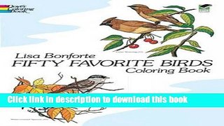 Read Fifty Favorite Birds Coloring Book (Dover Nature Coloring Book)  Ebook Free