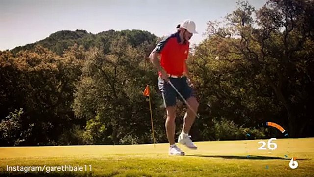 بالفيديو.. جاريث بيل يستعرض مهاراته بكرة الجولف