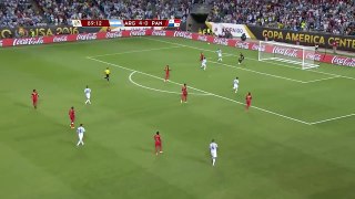 Argentina vs Panama GOAL ARG, Sergio Agüero 11, 90''