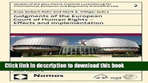 Download Judgments of the European Court of Human Rights - Effects and Implementation (Studies of