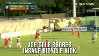 Joe Cole scores insane bicycle kick