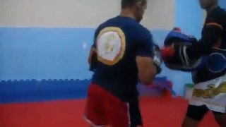 Thiago Silva kickboxing no aparador equipe PURO IMPACTO