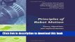 Read Principles of Robot Motion: Theory, Algorithms, and Implementations (Intelligent Robotics and