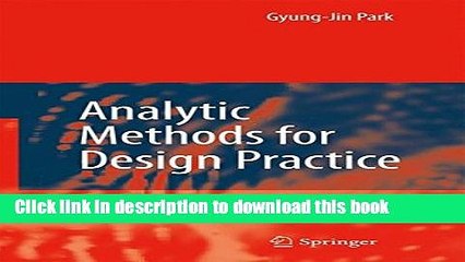 Read Analytic Methods for Design Practice  PDF Online