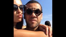 Cute Dani Alves With His Wife Joana