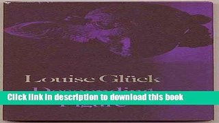 Download Gluck Descending Figure (The American poetry series)  PDF Free