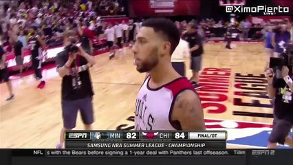 Denzel Valentine Game-Winner  Timberwolves vs Bulls