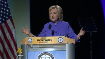 US election: Clinton revives calls for criminal justice reform