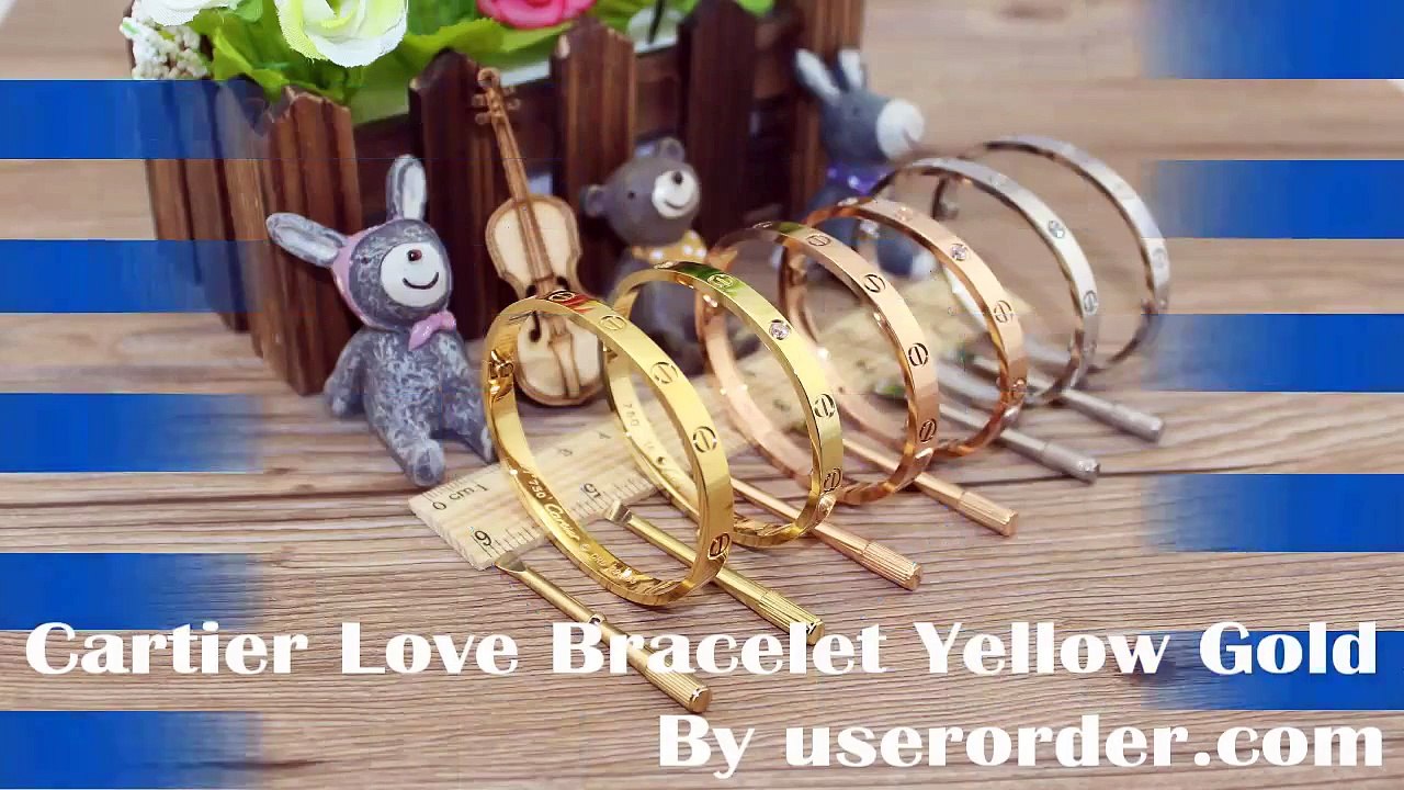 Gorgeous Cartier Love Bracelet Replica Low Price Yellow Gold