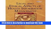 [PDF] Legal and Ethical Aspects of Health Information Management 3th (third) edition Download Full