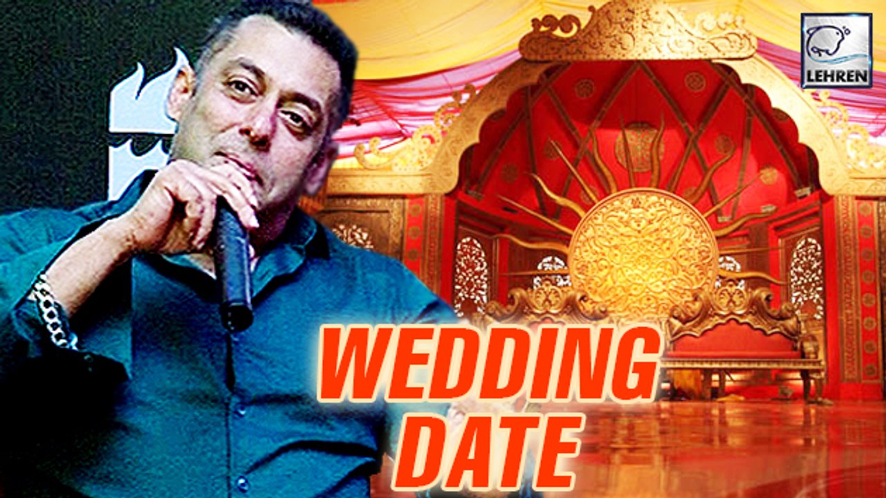 Salman Khan Reveals His Wedding Date