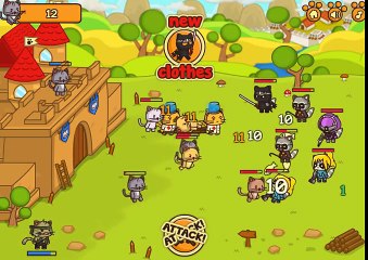 Флеш игра - Коты ударная сила - Последняя Битва