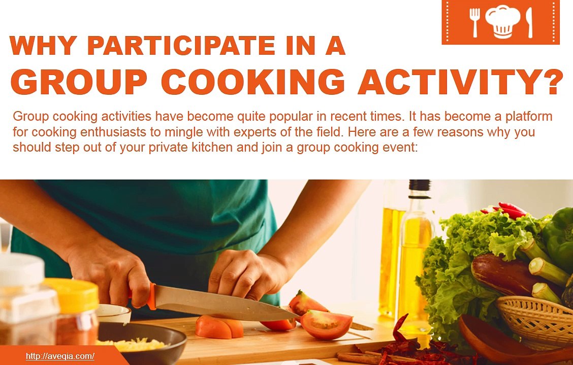 The benefits of a group cooking activity