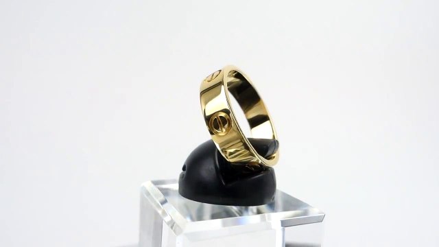 Fashion and High Quality Cartier Love Ring Yellow Gold
