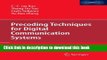 Download Precoding Techniques for Digital Communication Systems  PDF Online
