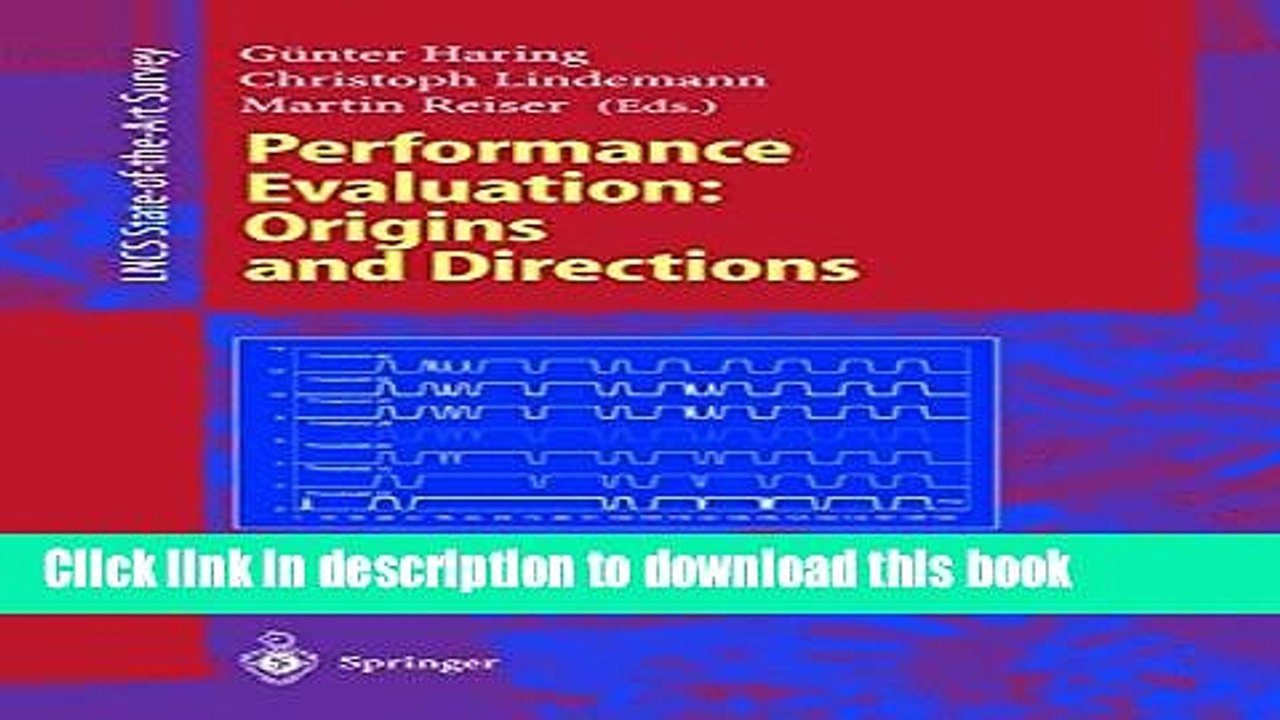 Read Performance Evaluation: Origins and Directions (Lecture Notes in Computer Science)  Ebook Free
