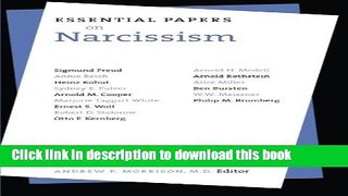 Download Book Essential Papers on Narcissism (Essential Papers on Psychoanalysis) PDF Online