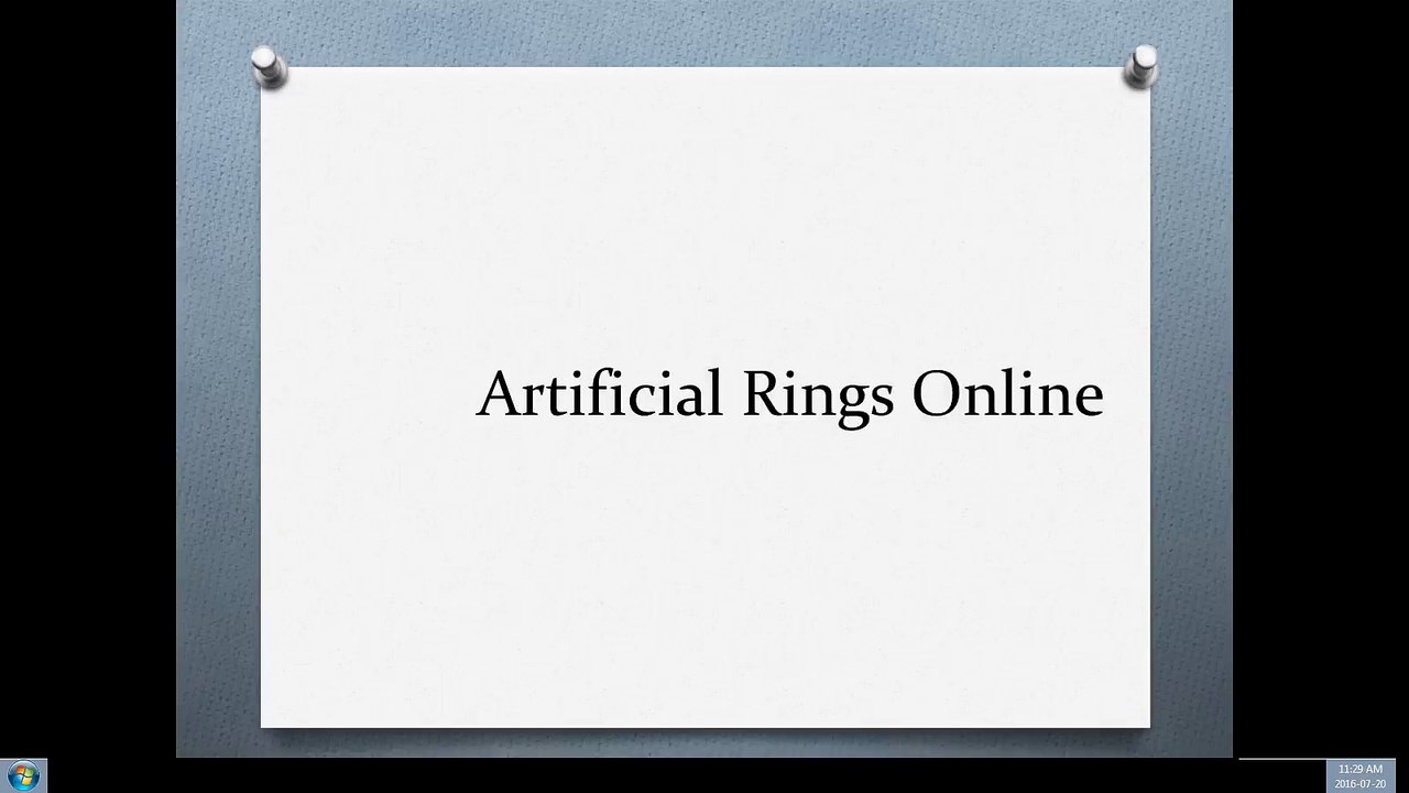 Artificial Rings Online