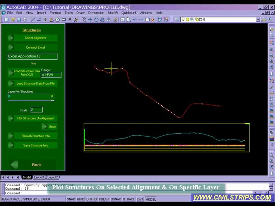 04 - CivilStrips, How To Plot Structures on Horizontal Alignment