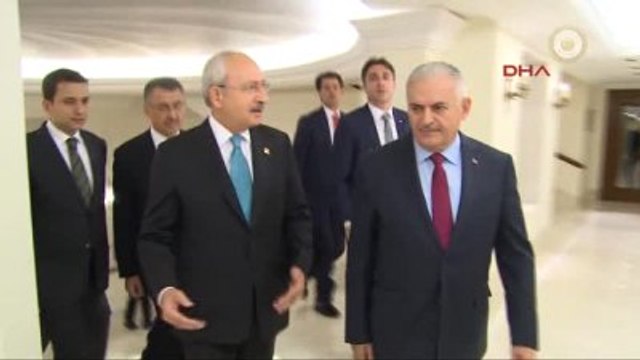 Başbakan Binali Yıldırım, CHP Genel Başkanı Kemal Kılıçdaroğlu'nu Kabul Etti