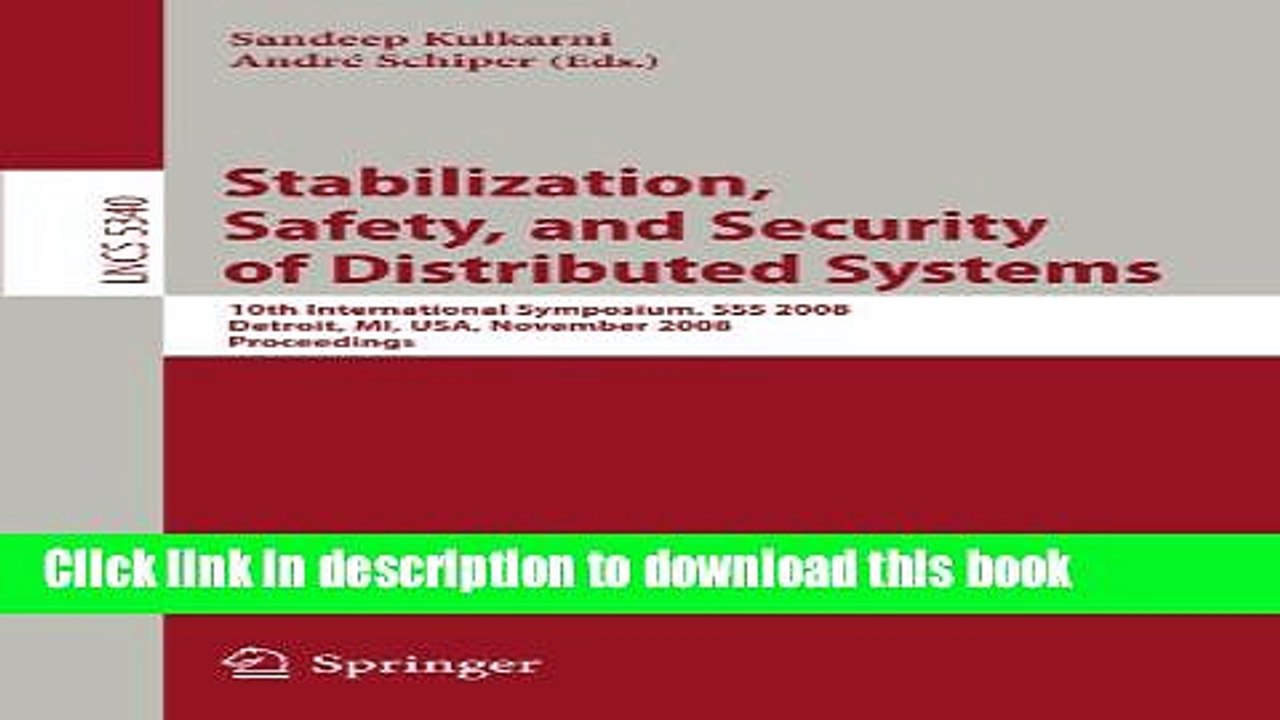 Read Stabilization, Safety, and Security of Distributed Systems: 10th International Symposium, SSS