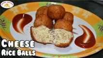 Cheese Rice Balls | Made By Leftover Rice | Very Cheesy & Yummy | Gapar Chapar