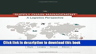 Download Supply Chain Management: A Logistics Perspective  Ebook Online