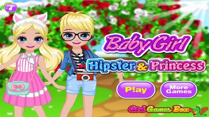 Baby Girls Hipster vs Princess Game - Disney Princess Video Games For Girls