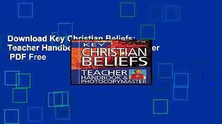 Download Key Christian Beliefs: Teacher Handbook   Photocopymaster  PDF Free
