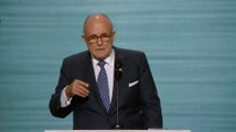 Giuliani offers support for police officers, first responders