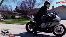 BMW S1000RR - Best April 2016. Quick Shift And Super Sounds Power Wheelie_ Street