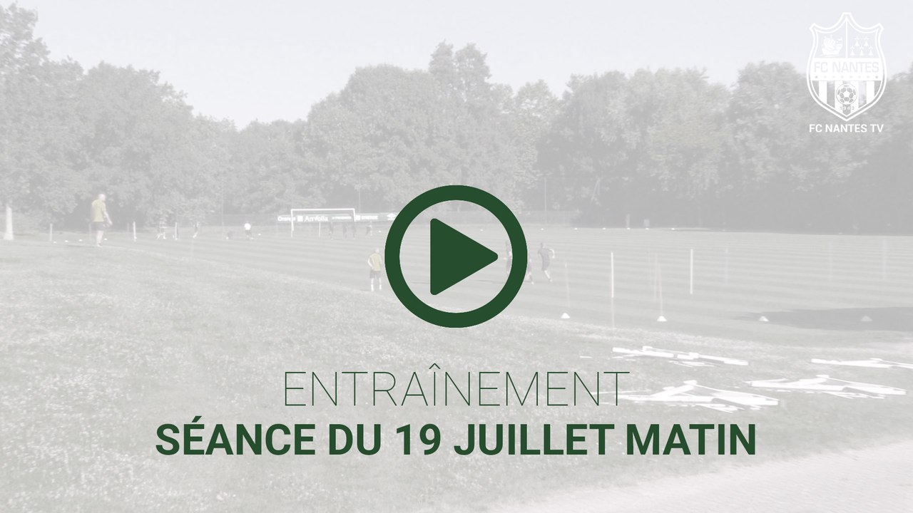 Entraînement : la séance du 19/07 matin