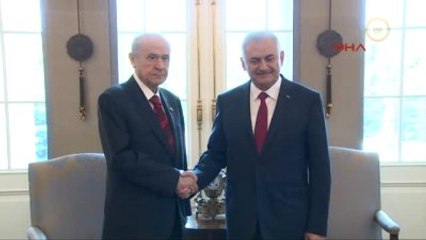 Başbakan Yıldırım Bahçeli ile Görüştü