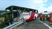 Tourist bus catches fire in Taiwan killing 26 people