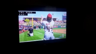 WAGS Barbie Blank went to The Arizona Diamondbacks baseball game