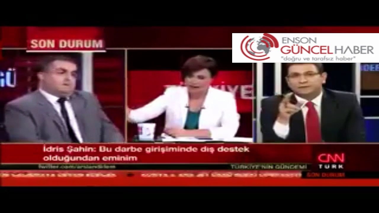 CNN'deki Tartışmada Sunucu kavgayı Ayıramadı