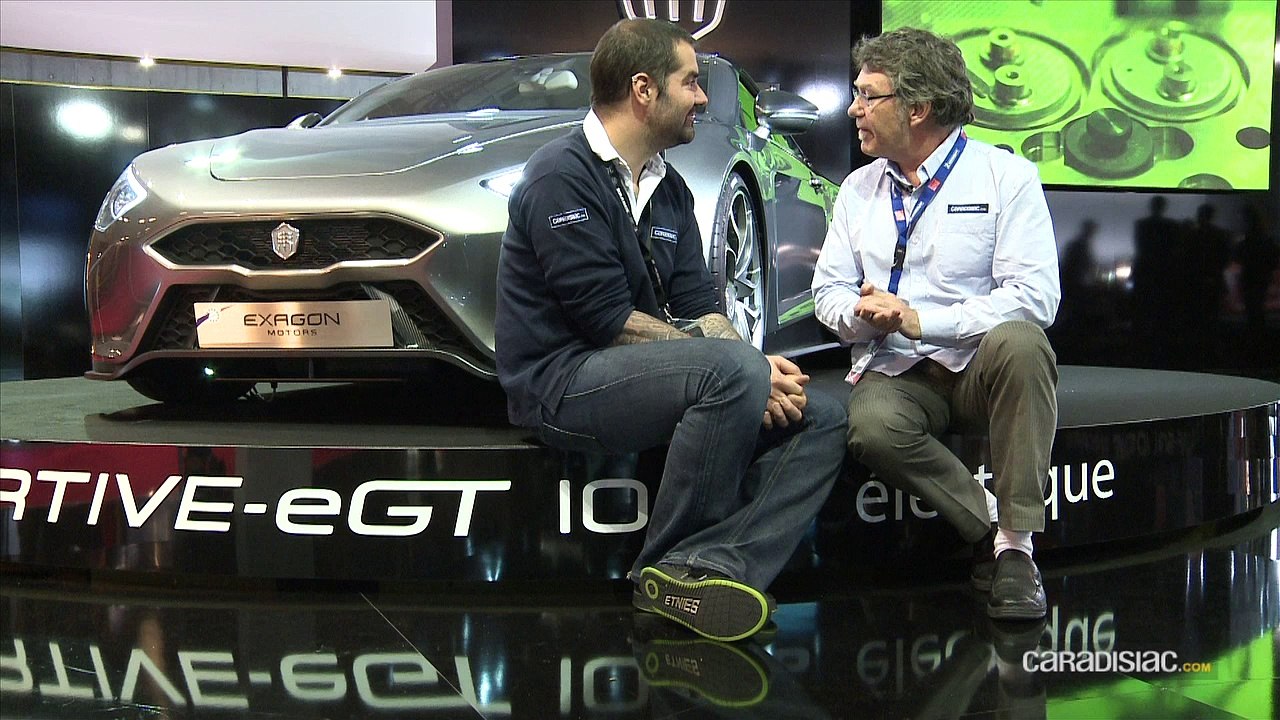 L'Exagon Furtive e-GT en direct du Mondial