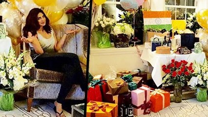 Priyanka Chopra Shows Her BIRTHDAY GIFTS - Inside Pic