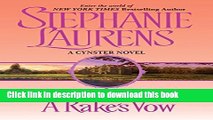 PDF A Rake s Vow (Cynster Novels)  EBook