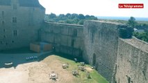 Château de Suscinio. Le logis ouest se découvre