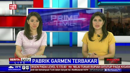 Pabrik Garmen di Sukabumi Terbakar