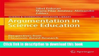 Read Books Argumentation in Science Education: Perspectives from Classroom-Based Research